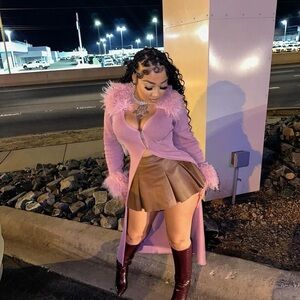 Light purple cardigan top! 😍 literally one of my FAVS